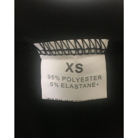 Black Maxi Knit Dress Size X-Small Round Neck Elegant Bodycon D4 - Picture 2 of 5